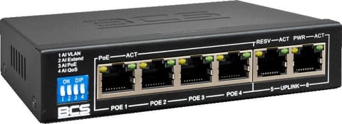 ⁨Switch PoE BCS BASIC BCS-B-SP04G02G⁩ w sklepie Wasserman.eu