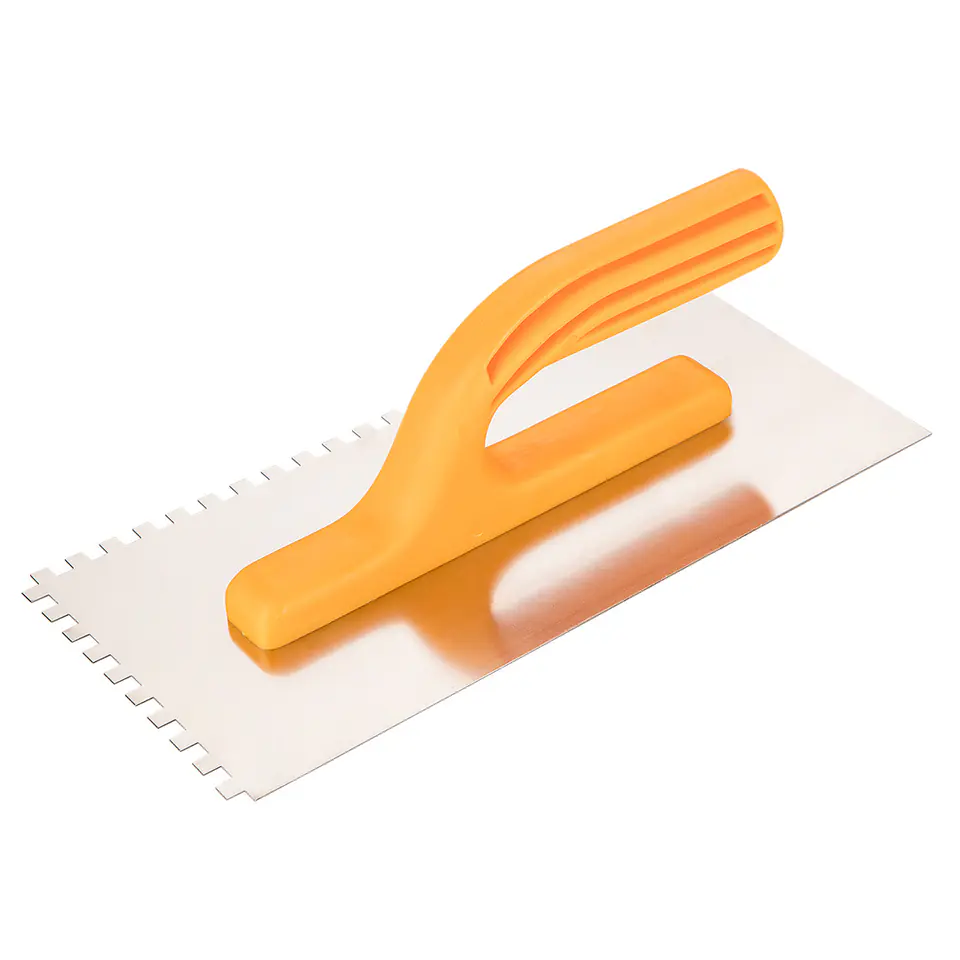 ⁨Trowel with teeth 6 x 6 x 6 mm, 280 x 130 mm⁩ at Wasserman.eu