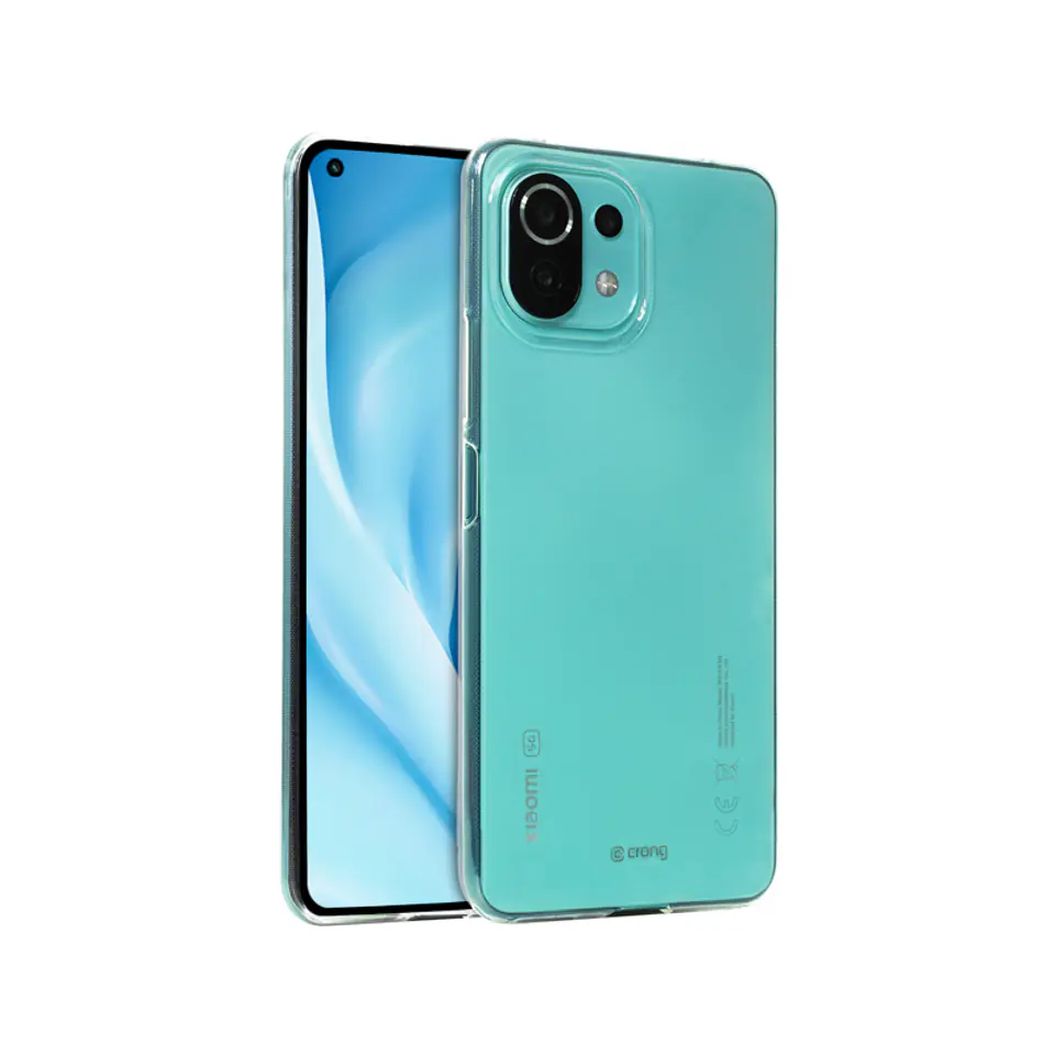 ⁨Crong Crystal Slim Cover – Etui Xiaomi Mi 11i 5G (przezroczysty)⁩ w sklepie Wasserman.eu