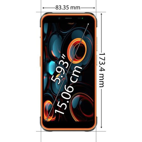 ⁨Smartphone Ulefone Power Armor 16S 8GB/128GB (pomarańczowy) bez ładowarki⁩ w sklepie Wasserman.eu
