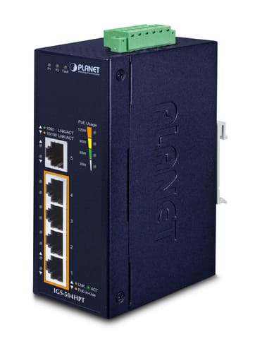 ⁨Planet IP30 5-Port Gigabit Switch⁩ w sklepie Wasserman.eu