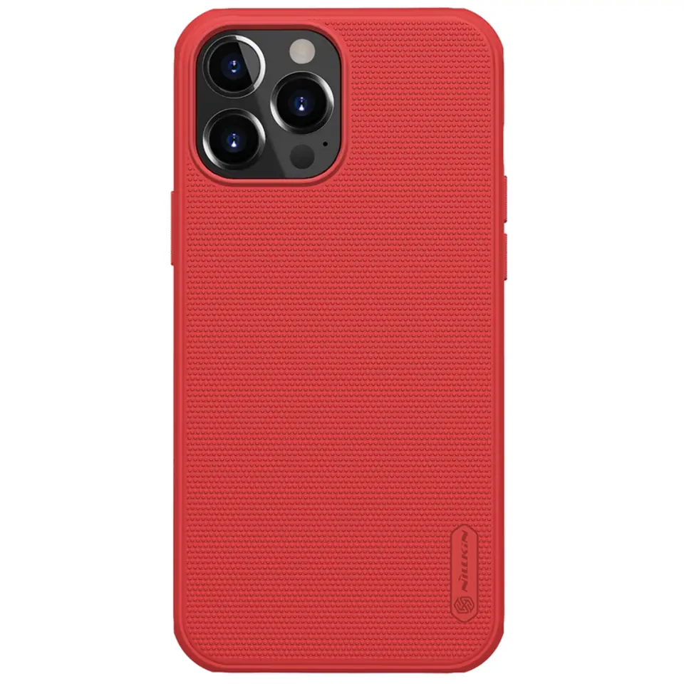 ⁨Nillkin Super Frosted Shield Pro - Etui Apple iPhone 13 Pro (Red)⁩ w sklepie Wasserman.eu