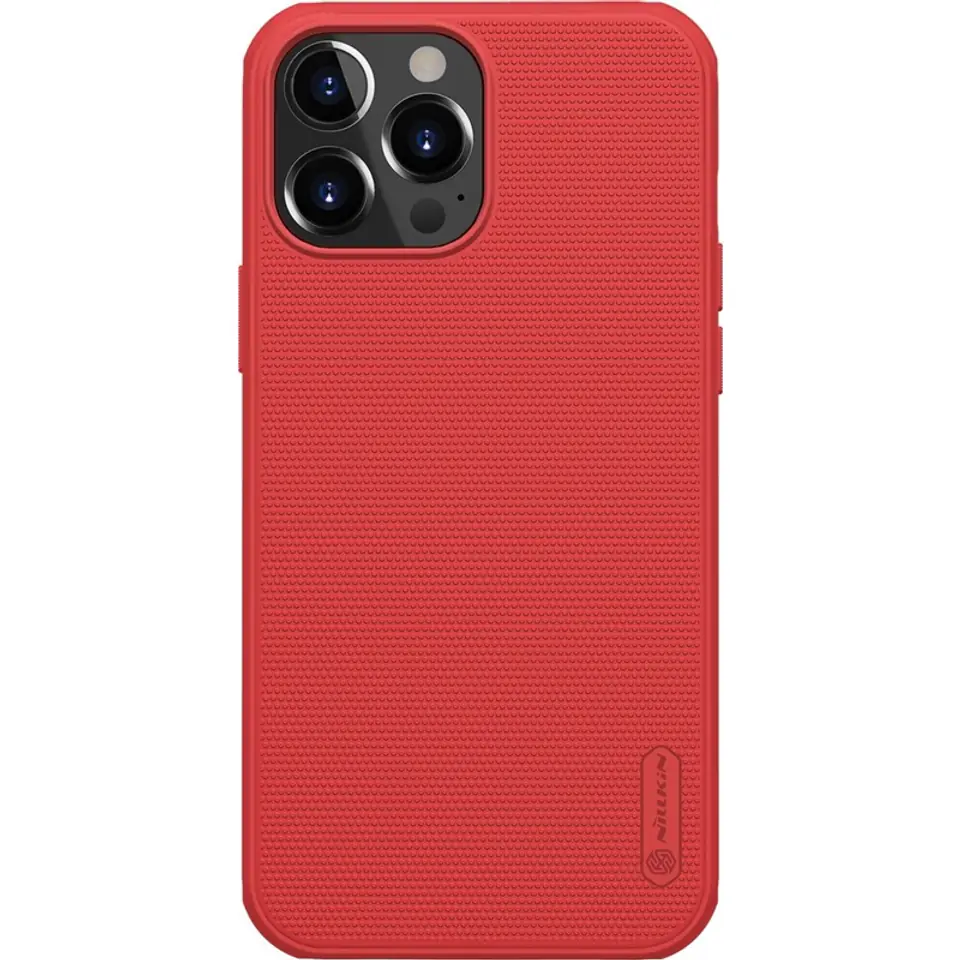 ⁨Nillkin Super Frosted Shield Pro - Etui Apple iPhone 13 Pro Max (Red)⁩ w sklepie Wasserman.eu