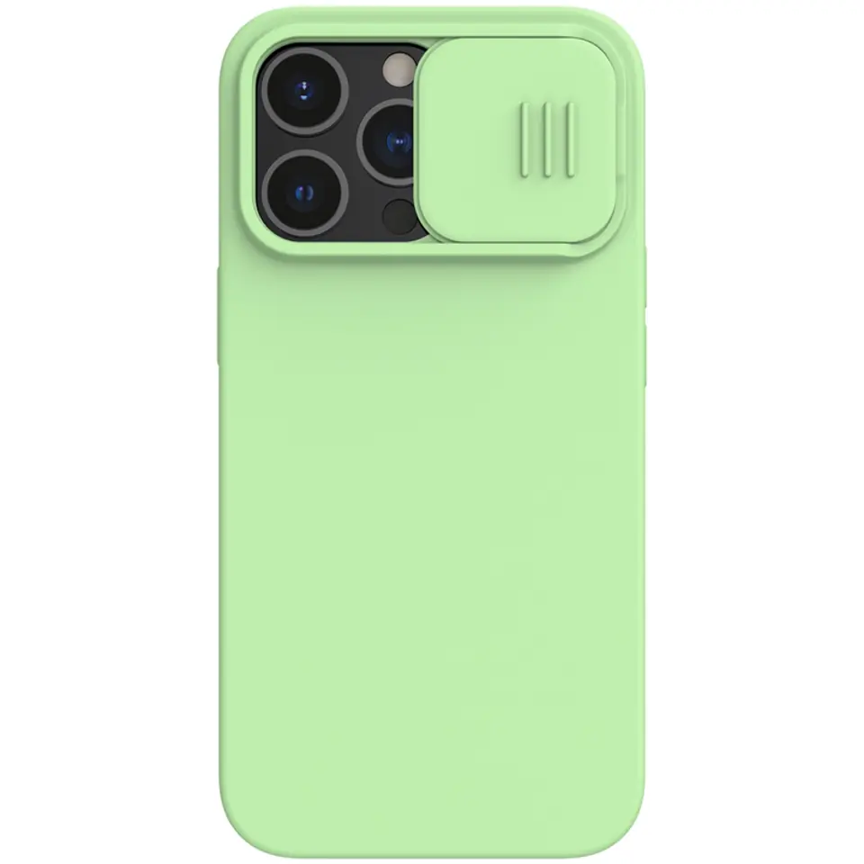 ⁨Nillkin CamShield Silky Magnetic - Etui Apple iPhone 13 Pro z osłoną aparatu (Mint Green)⁩ w sklepie Wasserman.eu