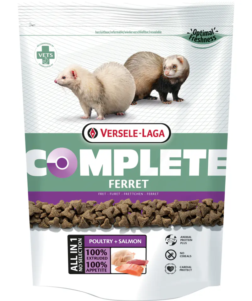 ⁨VERSELE LAGA Ferret Complete 750g - for ferrets - grain-free, gluten-free food [461316]⁩ at Wasserman.eu