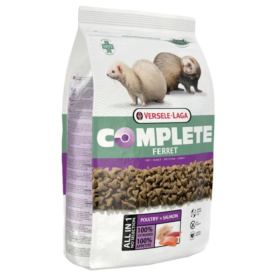 ⁨VERSELE LAGA Ferret Complete 2,5kg - for ferrets - grain-free, gluten-free food [461317]⁩ at Wasserman.eu