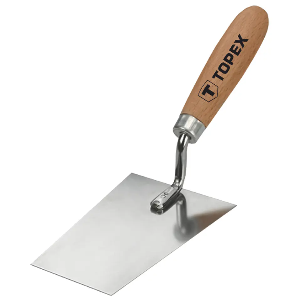 ⁨Trapezoidal stucco trowel 160 x 80 mm, stainless steel⁩ at Wasserman.eu