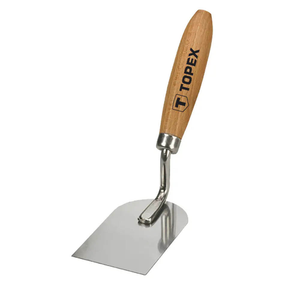 ⁨Stucco trowel 100 x 60 mm, stainless steel⁩ at Wasserman.eu