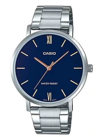 ⁨ZEGAREK MĘSKI CASIO MTP-VT01D-2B (zd165n) + BOX⁩ w sklepie Wasserman.eu