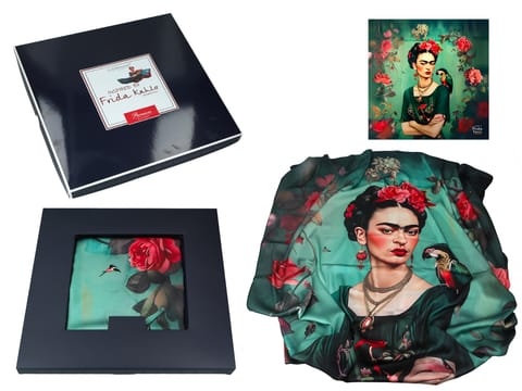 ⁨Chusta - Inspirowana malarstwem F. Kahlo (CARMANI)⁩ w sklepie Wasserman.eu