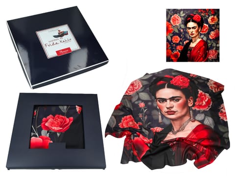 ⁨Chusta - Inspirowana malarstwem F. Kahlo (CARMANI)⁩ w sklepie Wasserman.eu