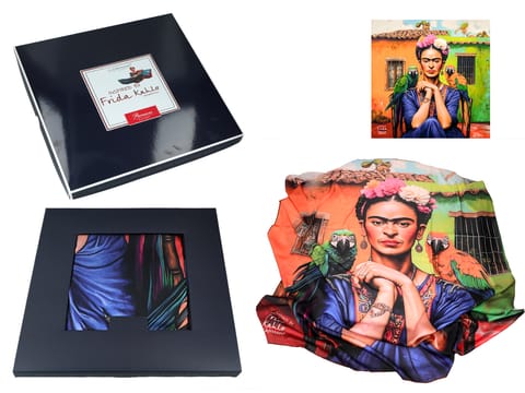 ⁨Chusta - Inspirowana malarstwem F. Kahlo (CARMANI)⁩ w sklepie Wasserman.eu