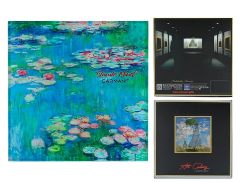 ⁨Podkładka szklana - C. Monet, Lilie wodne (CARMANI)⁩ w sklepie Wasserman.eu