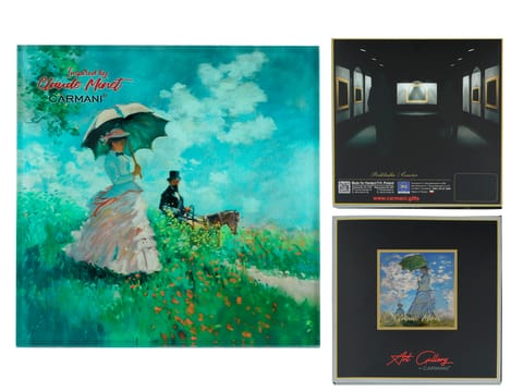 ⁨Podkładka szklana - inspirowana malarstwem C. Monet (CARMANI)⁩ w sklepie Wasserman.eu