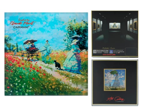 ⁨Podkładka szklana - inspirowana malarstwem C. Monet (CARMANI)⁩ w sklepie Wasserman.eu