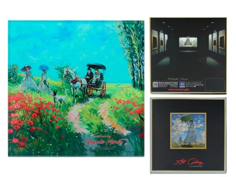 ⁨Podkładka szklana - inspirowana malarstwem C. Monet (CARMANI)⁩ w sklepie Wasserman.eu