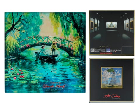 ⁨Podkładka szklana - inspirowana malarstwem C. Monet (CARMANI)⁩ w sklepie Wasserman.eu