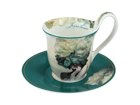 ⁨Filiżanka ze spodkiem - L. Lozano, Lady`s Floral Symphony (CARMANI)⁩ w sklepie Wasserman.eu