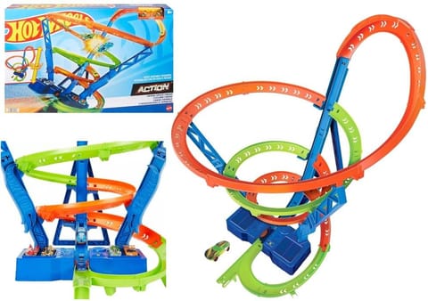 ⁨Hot Wheels Action Tor wyścigowe Tornado⁩ w sklepie Wasserman.eu