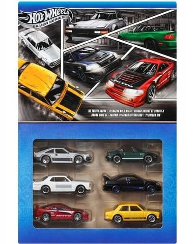 ⁨Hot Wheels Silver Series Streets of Japan 6-pak⁩ w sklepie Wasserman.eu