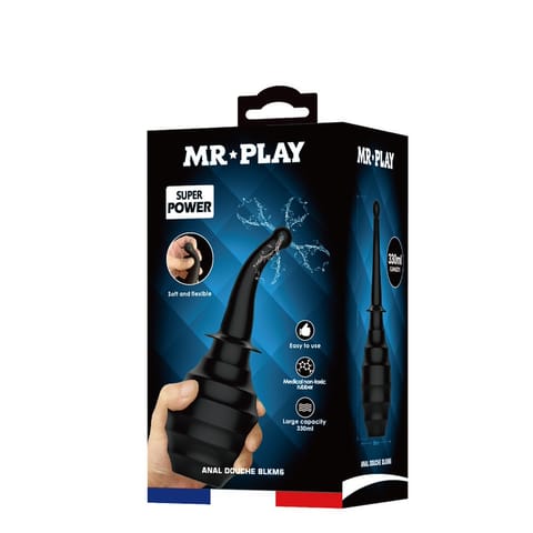 ⁨GRUSZKA ANALNA MR.PLAY ANAL DOUCHE BLKM6⁩ w sklepie Wasserman.eu