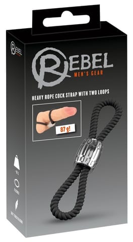 SZUNREK REBEL HEAVY ROPE COCK STRAP 2L w sklepie Wasserman.eu