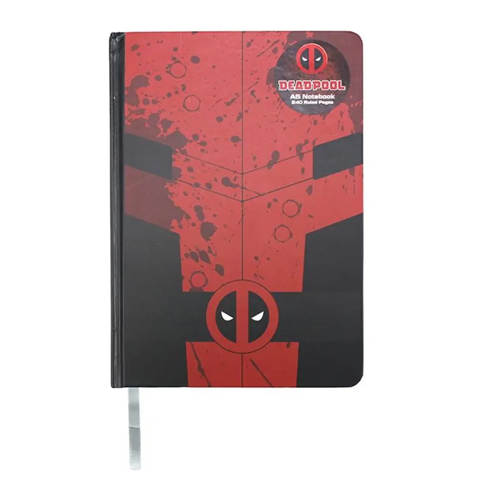 ⁨Marvel - Notebook / Notebook in line A5 Deadpool⁩ at Wasserman.eu