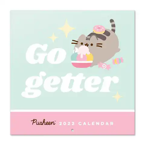 ⁨Pusheen - Wall calendar 2022 from the Foodie collection 30 x 30 cm⁩ at Wasserman.eu
