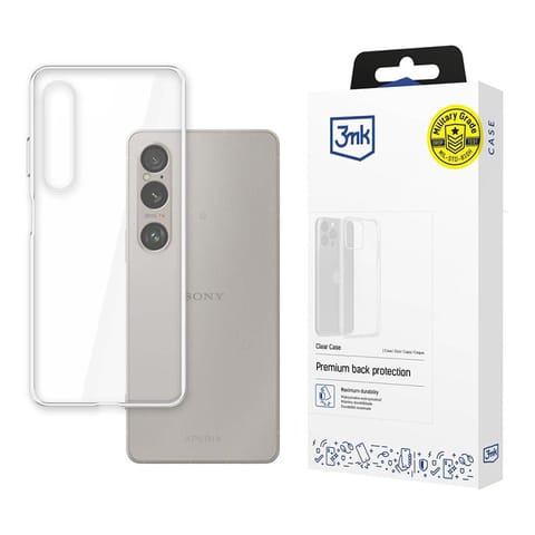 ⁨3mk Clear Case - Etui do Sony Xperia 1 VI (Przezroczysty)⁩ w sklepie Wasserman.eu