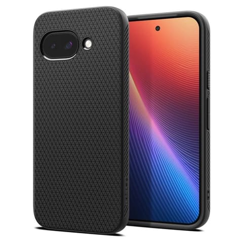 ⁨Spigen Liquid Air - Etui do Google Pixel 9a (Matte Black)⁩ w sklepie Wasserman.eu