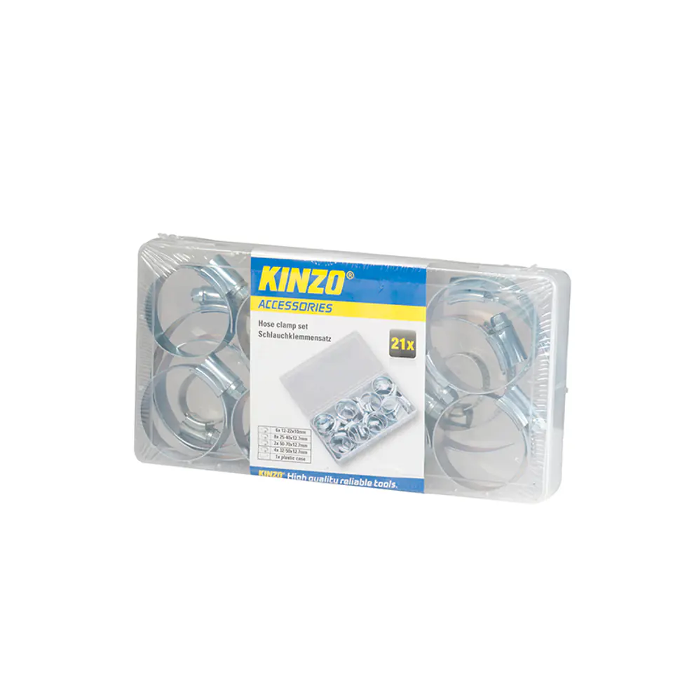 ⁨Kinzo - Set of clamping clamps 21 pcs.⁩ at Wasserman.eu