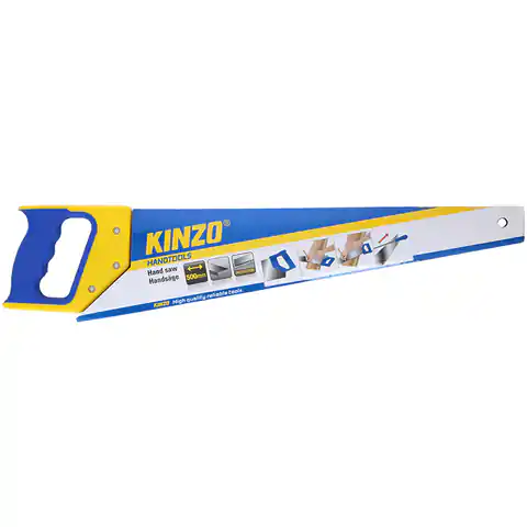 ⁨Kinzo - Piła ręczna płatnica do drewna 500 mm⁩ w sklepie Wasserman.eu