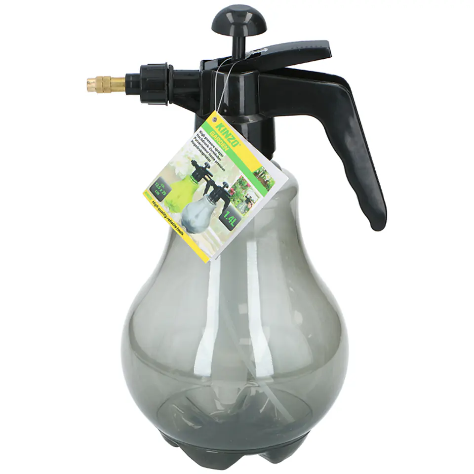 ⁨Kinzo - Pressure plant sprayer 1.4 l (grey)⁩ at Wasserman.eu