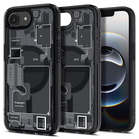 ⁨Spigen Ultra Hybrid Mag MagSafe - Etui do iPhone 16e (Zero One Black)⁩ w sklepie Wasserman.eu