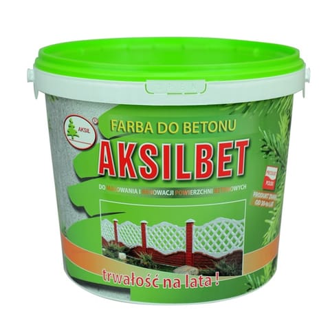 ⁨AKSILBET FARBA DO BETONU CEGLASTY 5L⁩ w sklepie Wasserman.eu