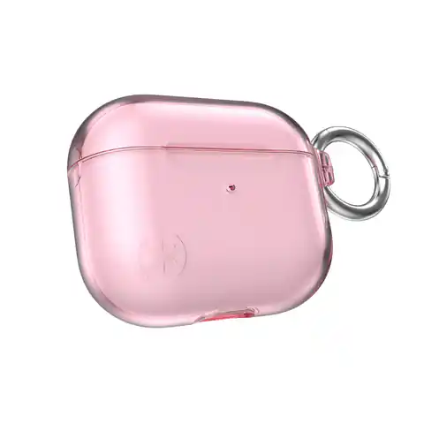 ⁨Speck Presidio Clear - Etui Apple AirPods 3 z ochroną antybakteryjną Microban (Icy Pink)⁩ w sklepie Wasserman.eu