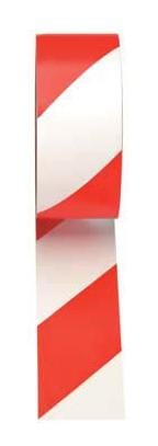 ⁨TAŚMA OSTRZEGAWCZA BIAŁO-CZERWONA 48*33M SAMOPRZYLEPNA⁩ w sklepie Wasserman.eu
