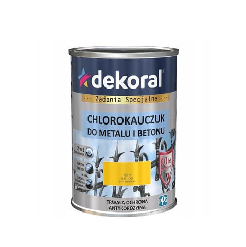 ⁨EMALIA CHLOROKAUCZUKOWA STRONG ŻÓŁTA 0.9L RAL 1007⁩ w sklepie Wasserman.eu