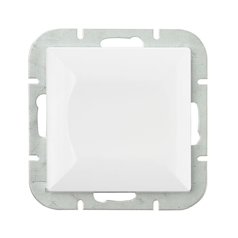 ⁨PERŁA WYŁĄCZNIK INSTALACYJNY KRZYŻOWY P/T 10A 250V BIAŁY⁩ w sklepie Wasserman.eu