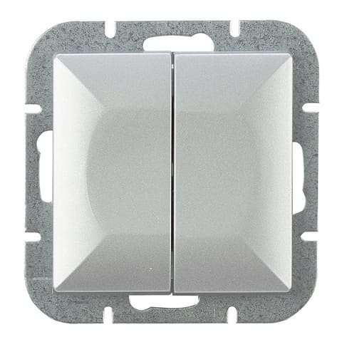 ⁨PERŁA ŁĄCZNIK PODWÓJNY P/T SREBRNY⁩ w sklepie Wasserman.eu