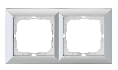 ⁨PERŁA RAMKA PODWÓJNA SREBRNY⁩ w sklepie Wasserman.eu