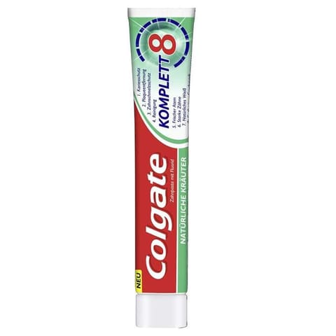 ⁨Colgate Komplett 8 Naturliche Krauter Pasta do Zębów 75 ml⁩ w sklepie Wasserman.eu