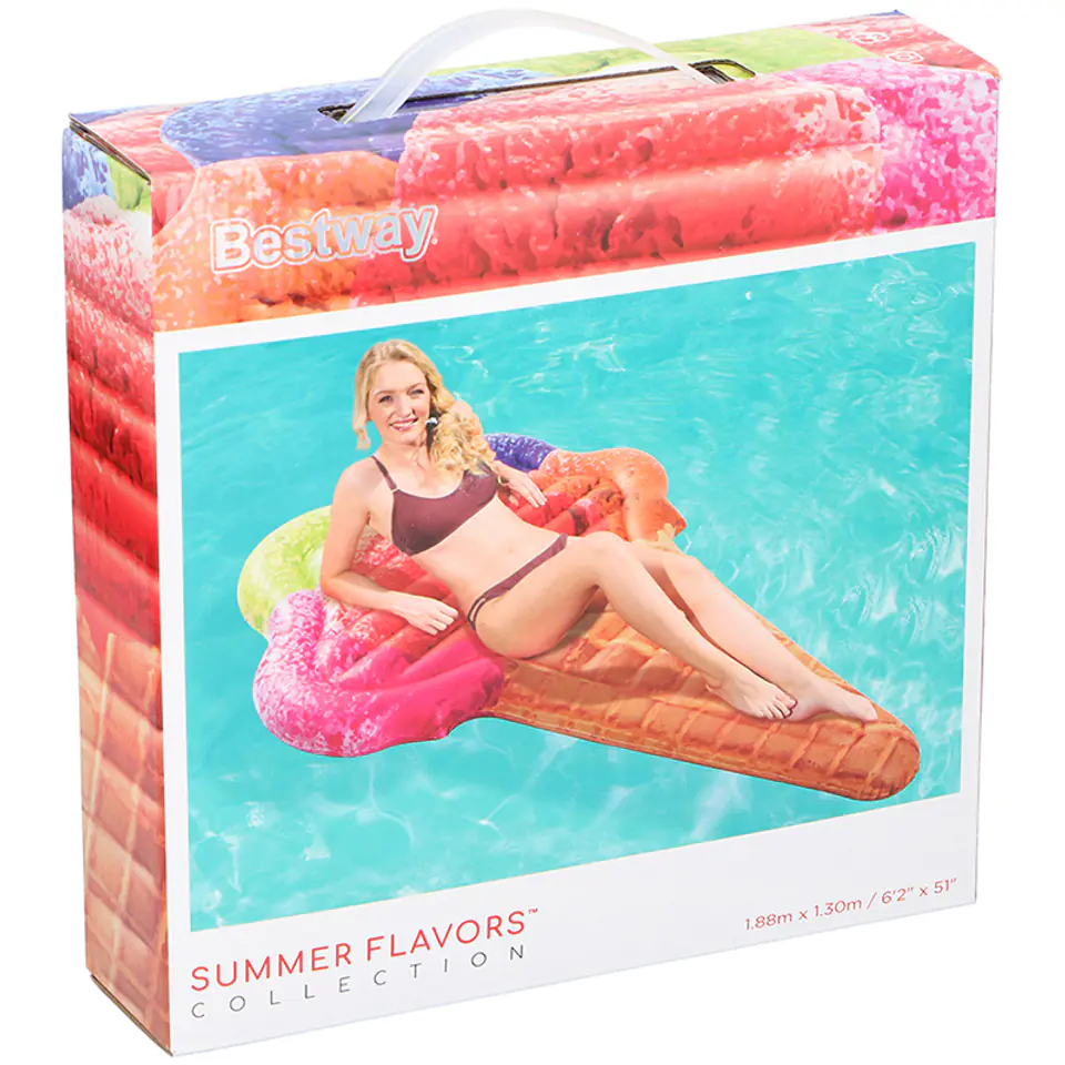 ⁨Bestway - air mattress Ice cream 188x130 cm⁩ at Wasserman.eu