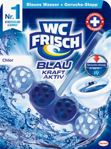 ⁨WC-Frisch Blau Kraft-Aktiv Chlor Zawieszka WC 50 g⁩ w sklepie Wasserman.eu