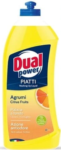 ⁨DUAL POWER Dishwashing liquid 1L AGRUMI⁩ at Wasserman.eu