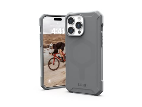 UAG Essential Armor Magsafe - obudowa ochronna do iPhone 15 Pro Max kompatybilna z MagSafe (silver) w sklepie Wasserman.eu