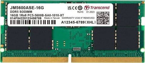 ⁨Pamięć TRANSCEND (SODIMM/DDR5/16 GB/5600MHz/46 CLCL/SINGLE)⁩ w sklepie Wasserman.eu