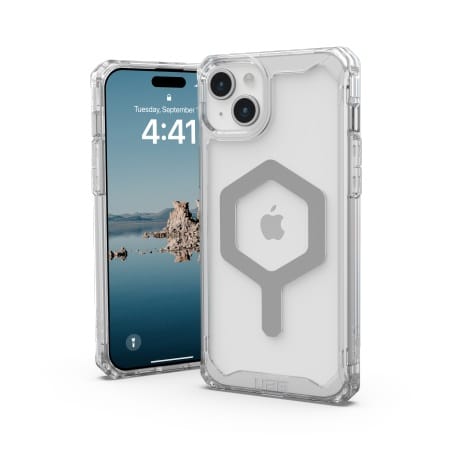 ⁨UAG Plyo MagSafe - obudowa ochronna do iPhone 15 Plus kompatybilna z MagSafe (ice-silver)⁩ w sklepie Wasserman.eu