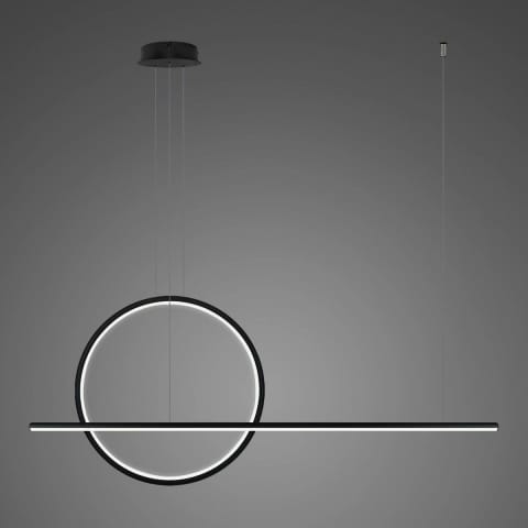 ⁨Lampa wisząca Linea No.2 B 60cm czarna 4k (Barwa światła barwa dzienna, Kolor Czarny, Możliwość ściemniania nie)⁩ w sklepie Wasserman.eu
