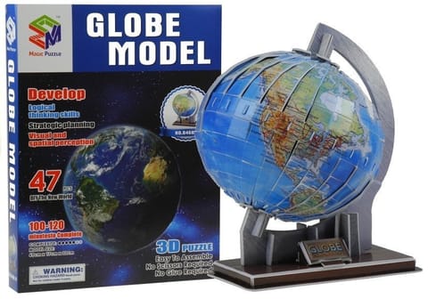 ⁨Puzzle Przestrzenne 3D Globus Kula Ziemska⁩ w sklepie Wasserman.eu